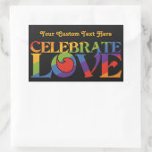 愛祝のカスタムステッカー 長方形シール (バッグ)