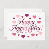 愛祝心：ハッピーアニバーサリー ポストカード (正面/裏面)