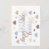 愛祝心:ハッピーアニバーサリー 招待状 (正面/裏面)