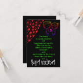 愛祝者の誕生日 カード (正面/裏面インサイチュ)