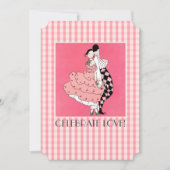 愛祝!アールデコバレンタインデーパーティー 招待状 (正面)