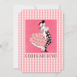 愛祝!アールデコバレンタインデーパーティー 招待状