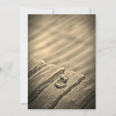 "愛祝:エレガントな結婚式招待状 招待状 (裏面)