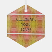 愛祝! ガラスオーナメント (正面)