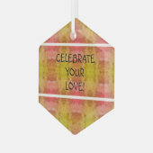 愛祝! ガラスオーナメント (正面左)