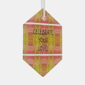 愛祝! ガラスオーナメント (正面右)