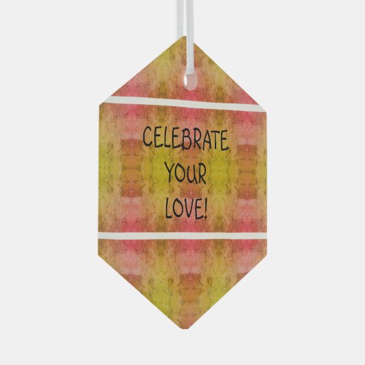 愛祝! ガラスオーナメント (正面右)