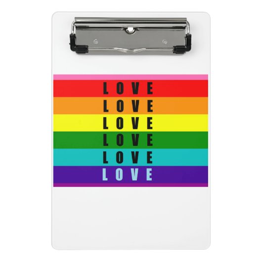 愛祝、プライド、信憑性 ミニクリップボード (正面)