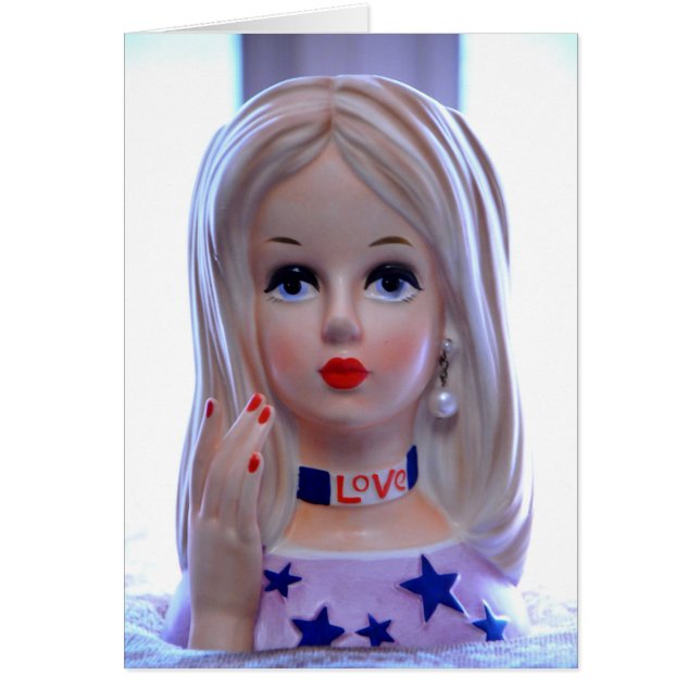 愛素晴しいヘッドつぼのヒッピーの女の子! (正面)