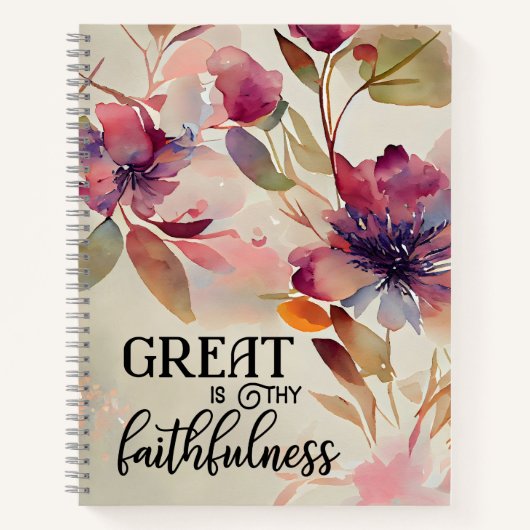 愛素晴らしされる賛美歌 ノートブック (正面)