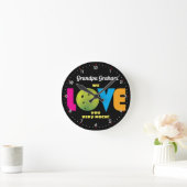 愛素晴らしのピックルカスタムボール ラウンド壁時計 (ホーム)