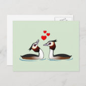 愛素晴らしの中で冠をかぶった植物 ポストカード (正面/裏面)