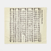 『愛素晴らしの魂』 フリースブランケット (正面(横))