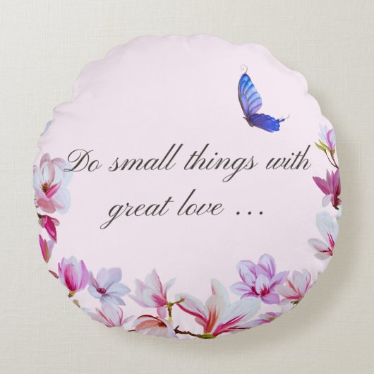 愛素晴らし円枕 ラウンドクッション (正面)