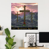 愛素晴らし十字無 ポスター (ホームオフィス)