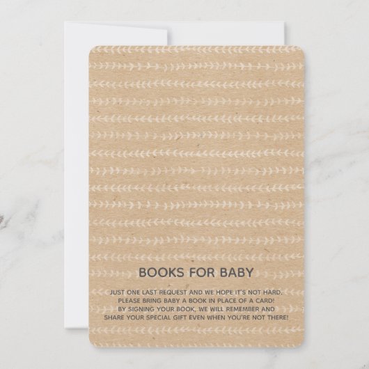 愛素朴がレズビアンの赤ちゃんシャワーを家族で作る 招待状 (裏面)