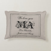 「愛素朴してるマ」のカスタム家族 アクセントクッション (裏面)