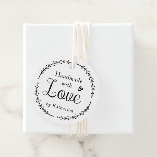 愛素朴で手作りされた植物性リース フェイバータグ (インサイチュ)