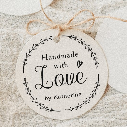 愛素朴で手作りされた植物性リース ラバースタンプ