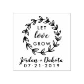 愛素朴のリースは手で文字を成長させる ラバースタンプ (インプリント)