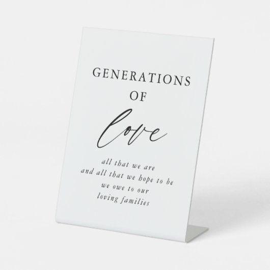 愛素朴の兆結婚候 台座サイン (正面)