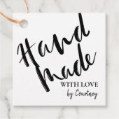 愛素朴の台本で手作り フェイバータグ (正面)