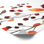 愛素朴の歓迎の印のバー結婚グンディ秋 ポスター (角)