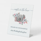 愛素朴のInstagramのハッシュタグ結婚をキャプチャ 台座サイン (正面)