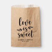 愛素朴は甘いブライダルシャワー | 結婚s フェイバーバッグ (正面)