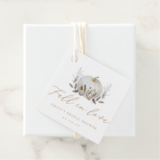 愛素朴エレガントのブライダルシャワーの結婚秋 フェイバータグ (インサイチュ)