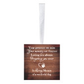 愛素朴心の記憶ペットロスPetメモリアル4写真 キューブオーナメント (右)