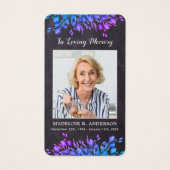 愛素朴想の追悼祈りの言葉カード (正面)