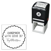 愛素朴書と名前をカスタムするで手作り セルフインキングスタンプ (インサイチュ)