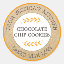 愛素朴焼いたのベーキング ラウンドシール