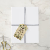 愛素朴結婚に満ちたオリーブの油 ギフトタグ (より糸付き)