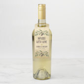 愛素朴結婚に満ちたオリーブの油 ボトルネックタグ (ボトル)