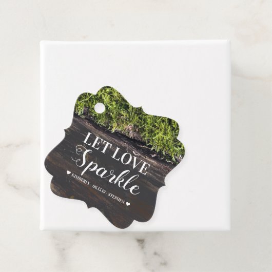 愛素朴結婚の輝きを放つ フェイバータグ (インサイチュ)