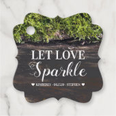 愛素朴結婚の輝きを放つ フェイバータグ (正面)