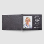 愛素朴記憶の悔やみや弔慰葬儀で写真 ゲストブック (全面)