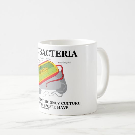 愛細菌は何人かの人々しか持っています培養しません頻繁に コーヒーマグカップ (正面右)