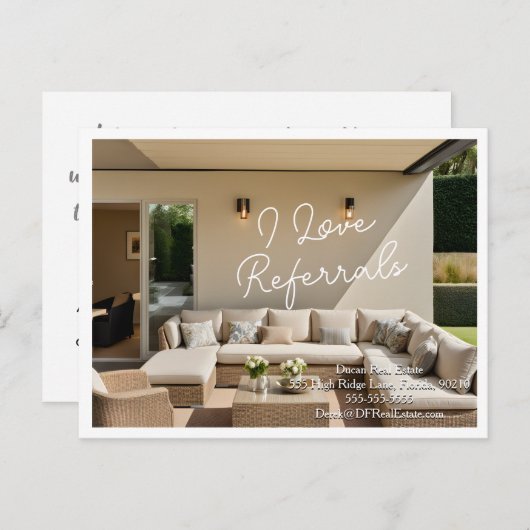 愛紹介実在財産マーケティング販売 ポストカード (正面/裏面)