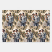 愛結婚する夫婦 ラッピングペーパーシート (正面3)