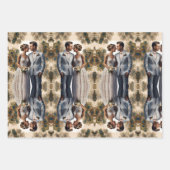 愛結婚する夫婦 ラッピングペーパーシート (正面2)