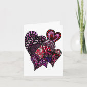 愛結婚と幸福の願い カード (正面)