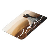 愛結婚の脚本 |の結婚フォトマグネットギフト マグネット (左側)