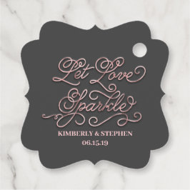 愛結婚の輝きを放つ フェイバータグ