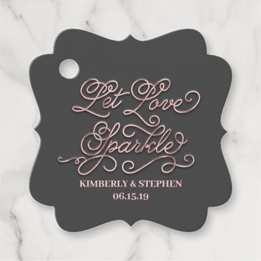 愛結婚の輝きを放つ フェイバータグ (正面)