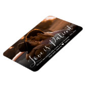 愛結婚は患者の延期フォトマグネット マグネット (左側)