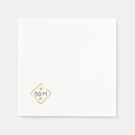 愛結婚対モノグ結婚したラム スタンダードカクテルナプキン