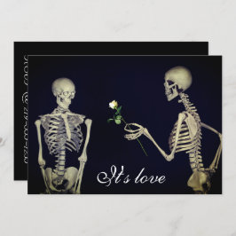 愛結婚式の骨組 招待状